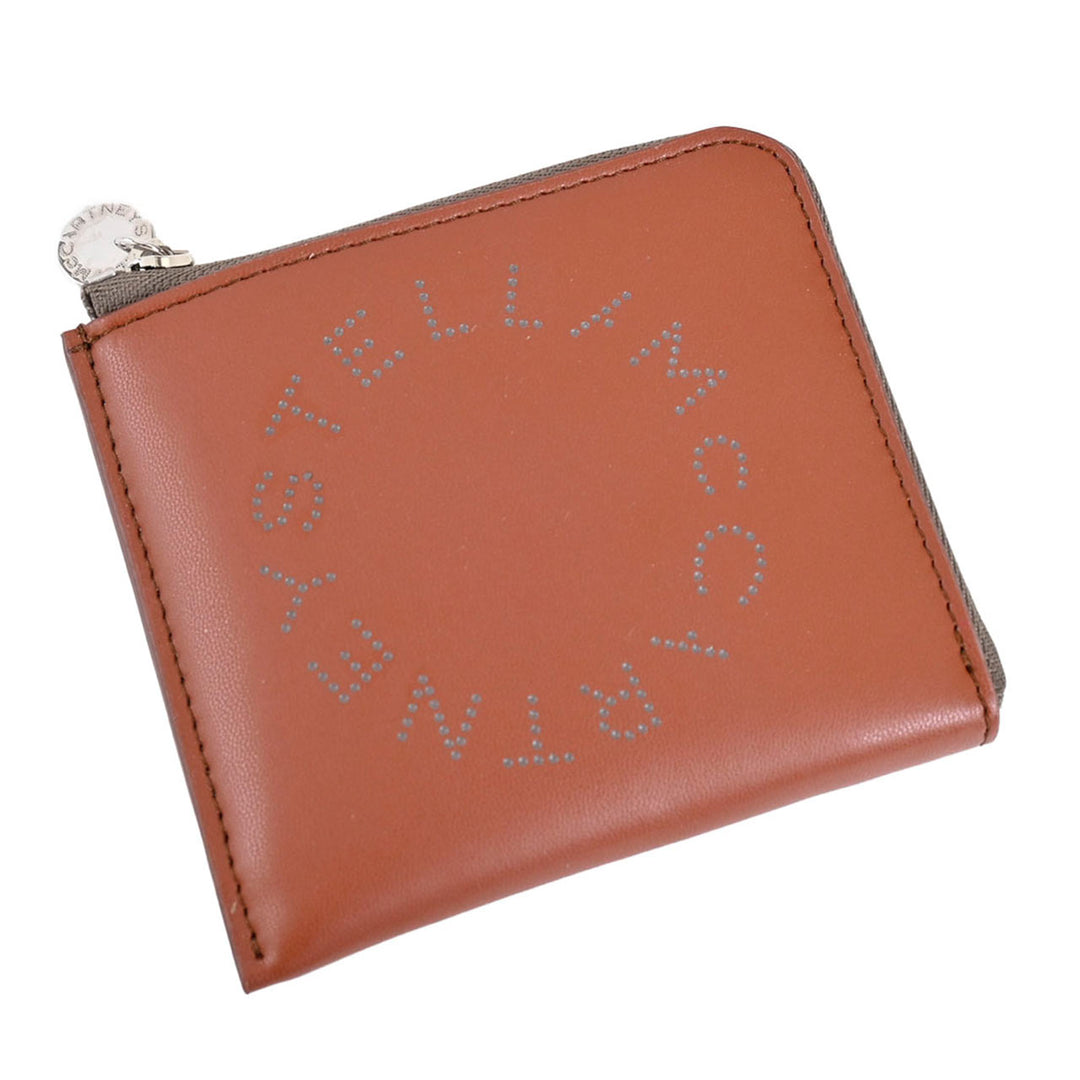ステラ マッカートニー STELLA McCARTNEY 折財布 700253W8856 2504 ブラウン 2022AW レディース