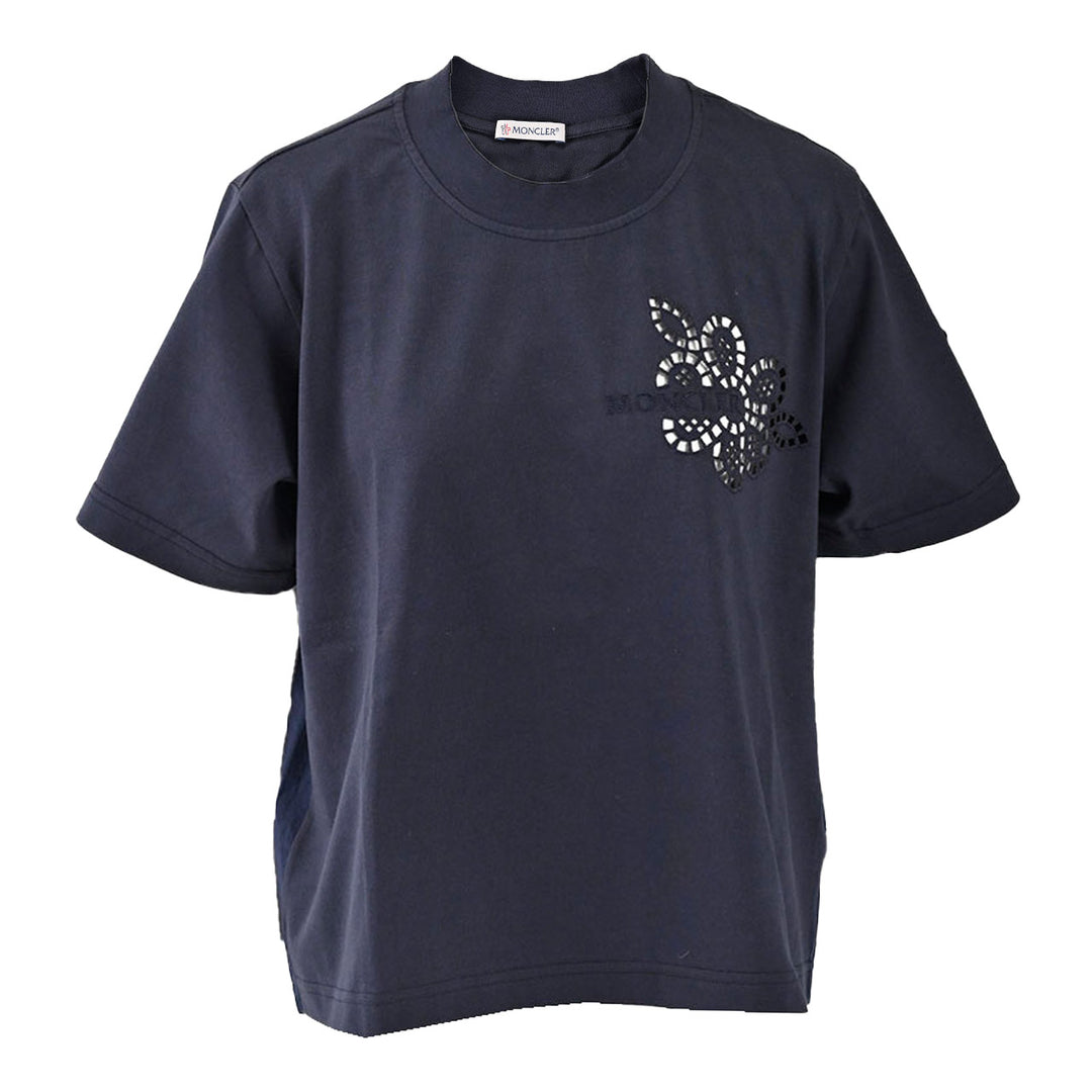 モンクレール MONCLER Tシャツ 8C 00028 829HP 778 ネイビー 2023年春夏 レディース