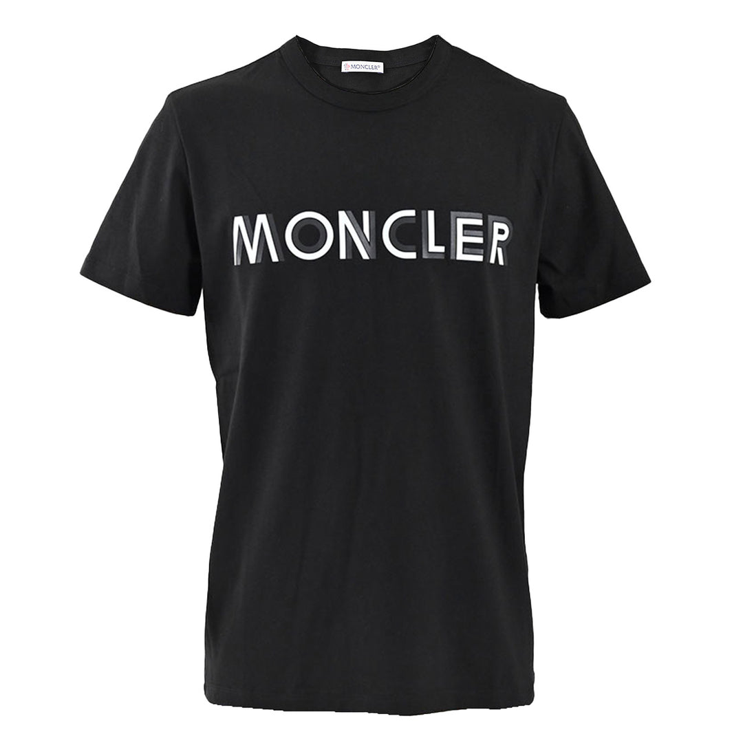 モンクレール MONCLER Tシャツ 8C75910 8390T 999 ブラック 2024年春夏 メンズ