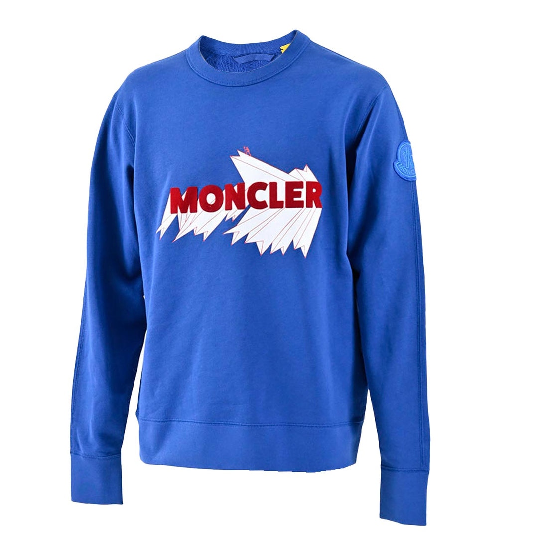 モンクレール MONCLER スウェットトレーナー 8G00010 809JY 742 ブルー メンズ