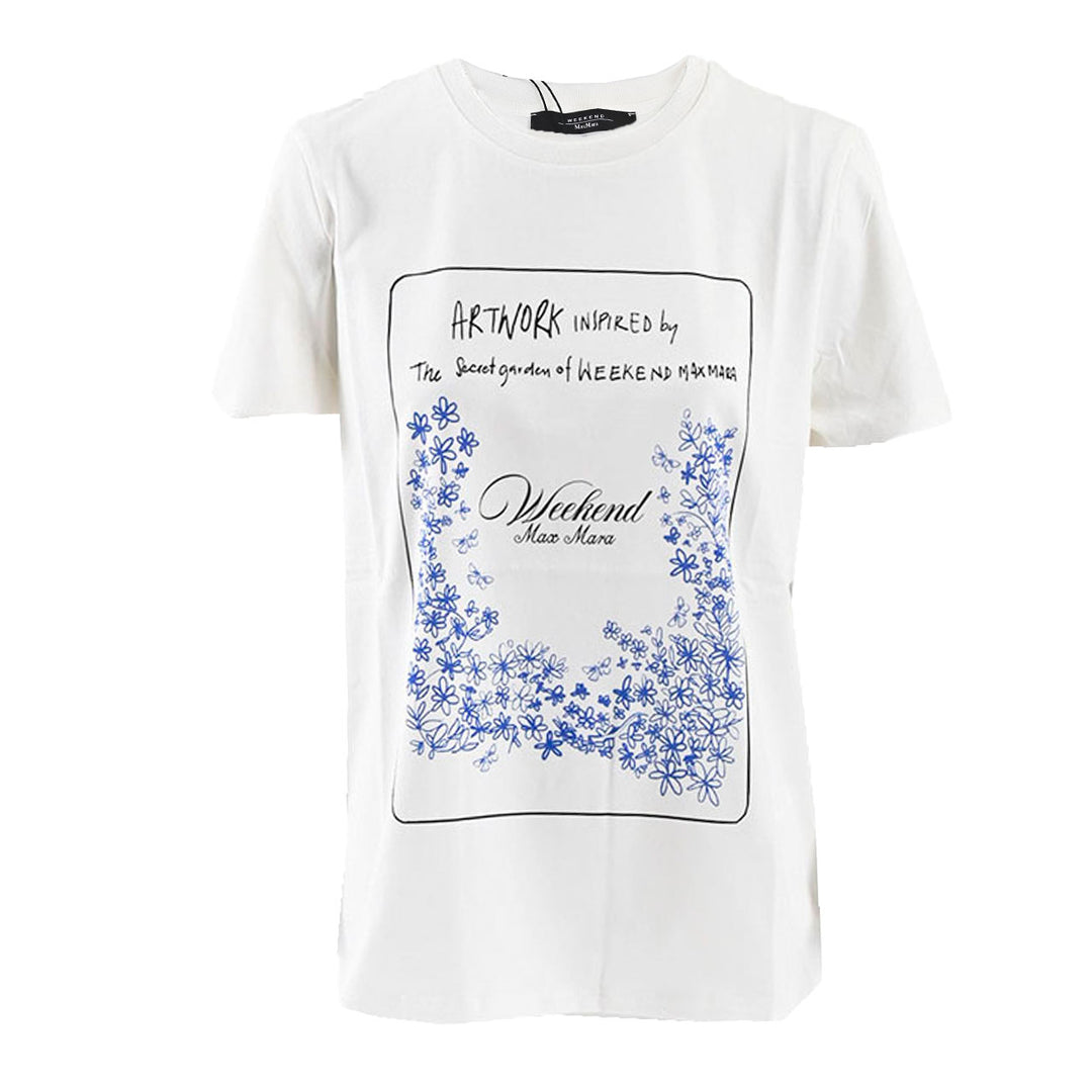 ウィークエンド マックスマーラ WEEKEND MAXMARA Tシャツ TEIERA 5971052600 001 ホワイト 2025SS レディース