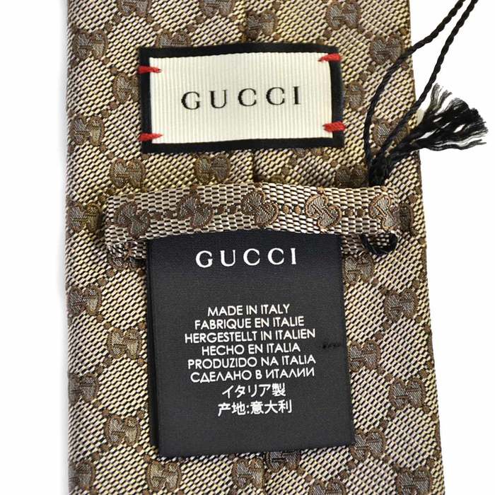 グッチ GUCCI ネクタイ  ベージュ系