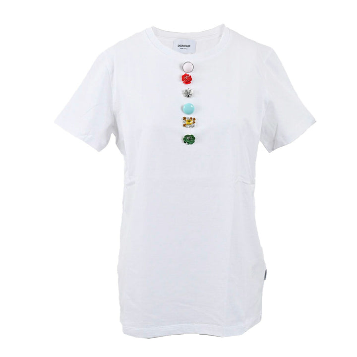 ドンダップ Tシャツ DONDUP S007 JF049D Q37 ホワイト