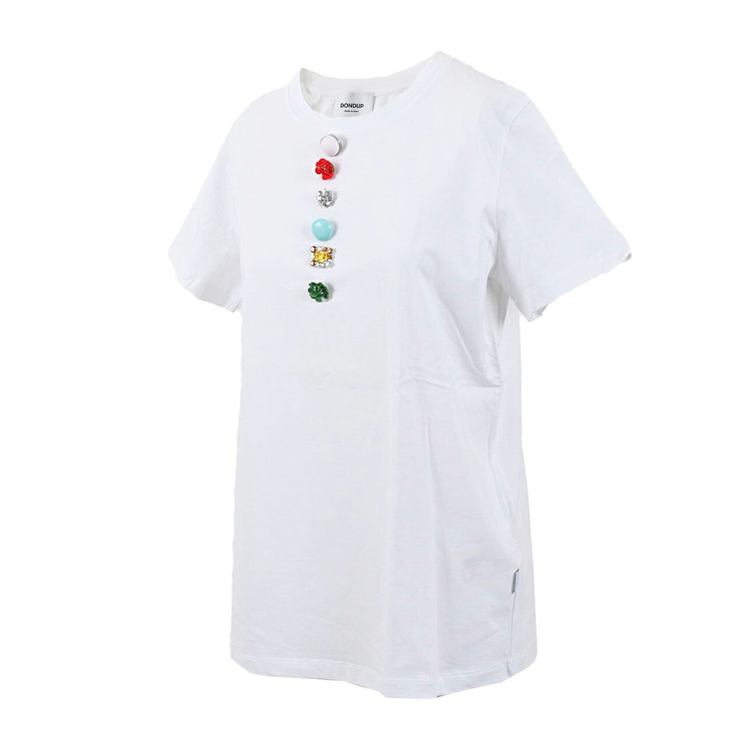 ドンダップ Tシャツ DONDUP S007 JF049D Q37 ホワイト
