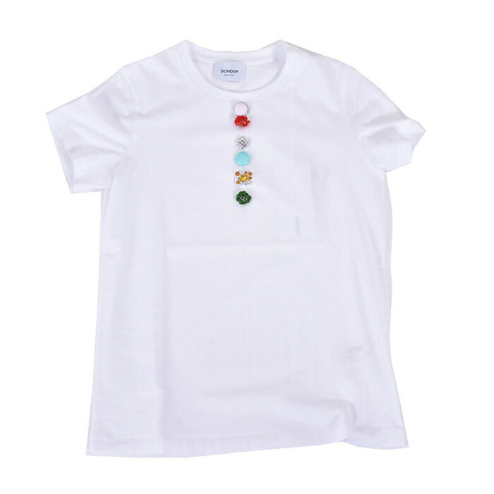 ドンダップ Tシャツ DONDUP S007 JF049D Q37 ホワイト