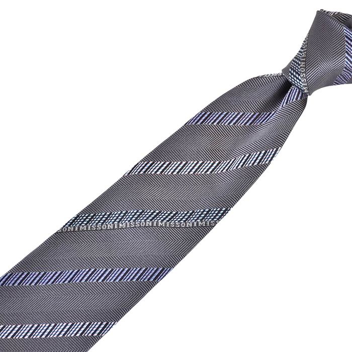 ミッソーニ ネクタイ MISSONI U6641 0004 グレー