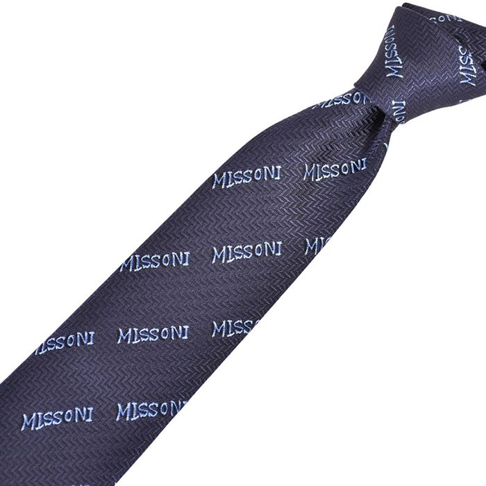 ミッソーニ ネクタイ MISSONI U6651 0001 ネイビー