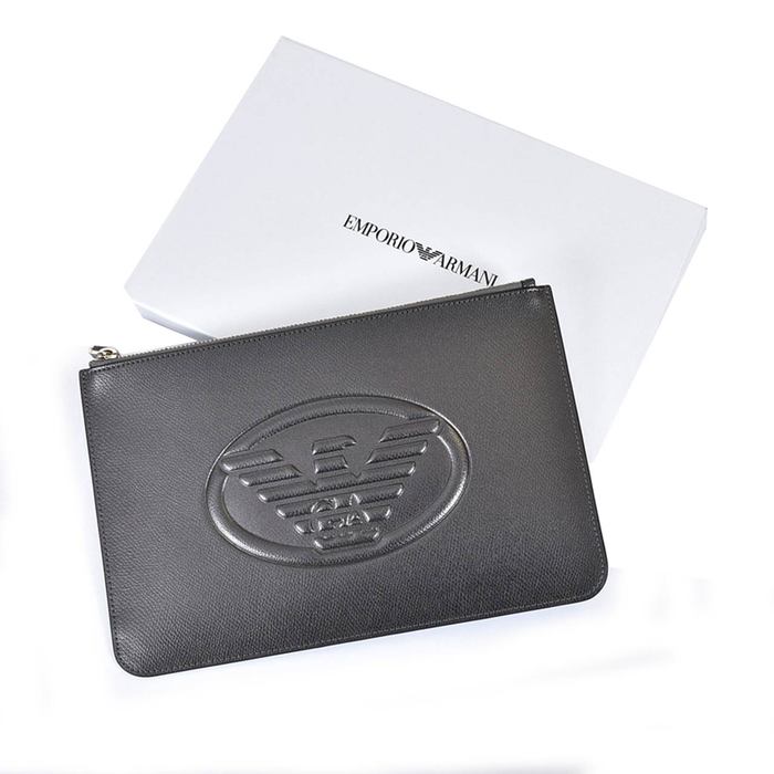 エンポリオアルマーニ フラットケース EMPORIO ARMANI Y3H093 YH18A 80233 グレー