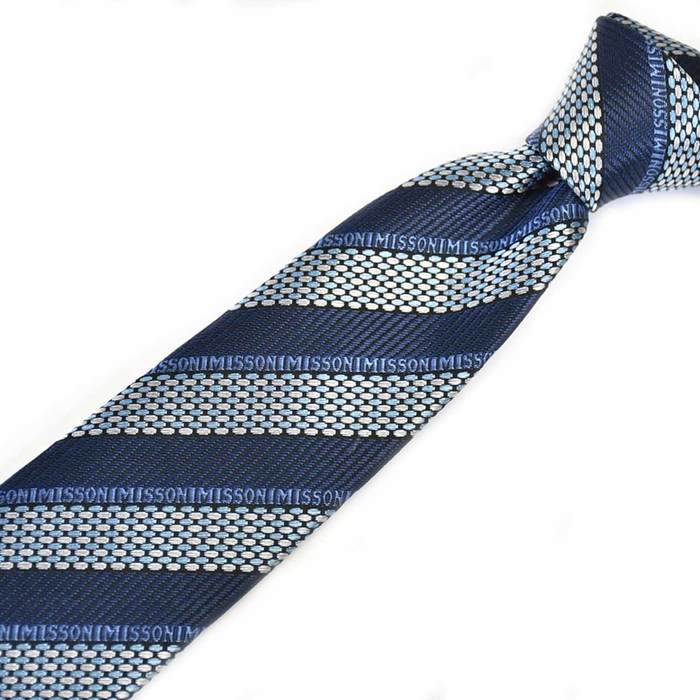 ミッソーニ ネクタイ MISSONI U6843 0001 ブルー