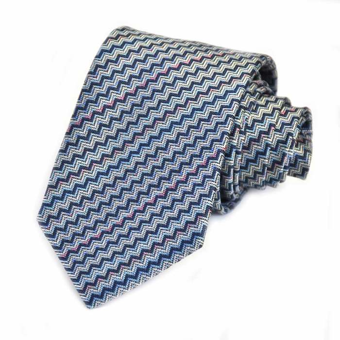 ミッソーニ ネクタイ MISSONI U6872 0004 ブルー