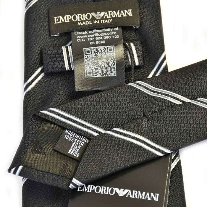 エンポリオアルマーニ ネクタイ EMPORIO ARMANI 9P339 00020 ブラック