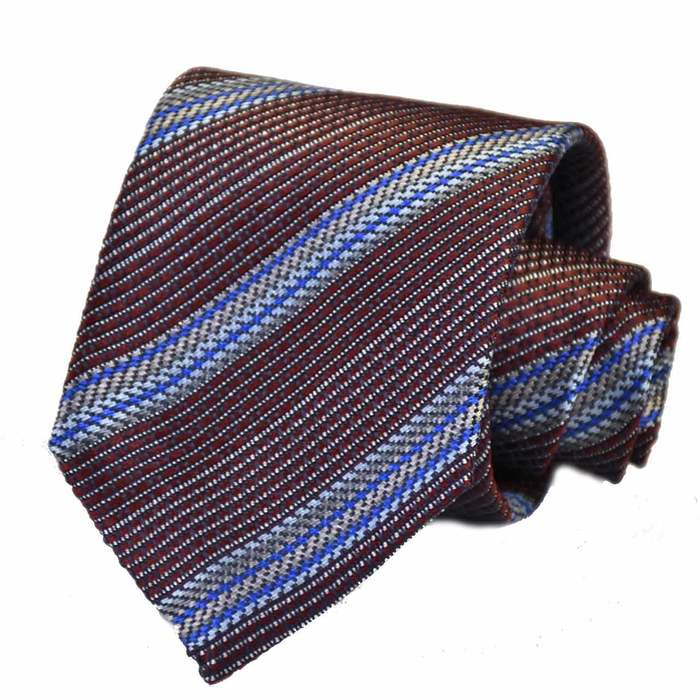 ミッソーニ ネクタイ MISSONI U7058 0001 ブラウン　8.0×146