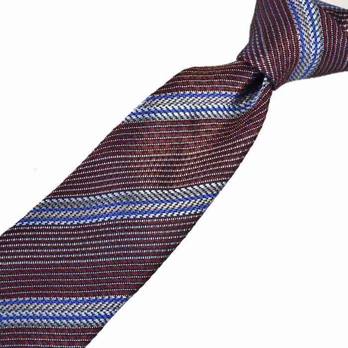 ミッソーニ ネクタイ MISSONI U7058 0001 ブラウン　8.0×146