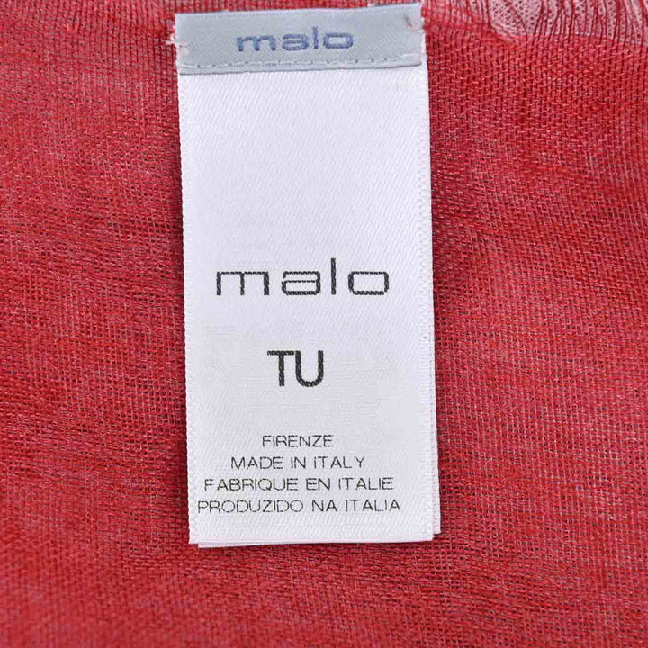 マーロ MALO スカーフ DTW170 T8F12 C EI478 レッド