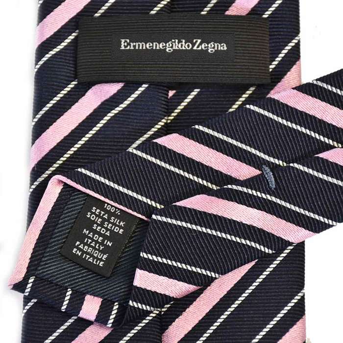 エルメネジルドゼニア ネクタイ ８.０CM ERMENEGILDO ZEGNA Z7D06 1L8 D ネイビー