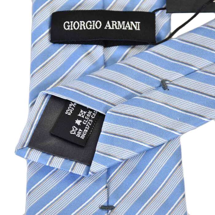 ジョルジオ アルマーニ ネクタイ ８.０CM GIORGIO ARMANI OP914 00291 ブルー