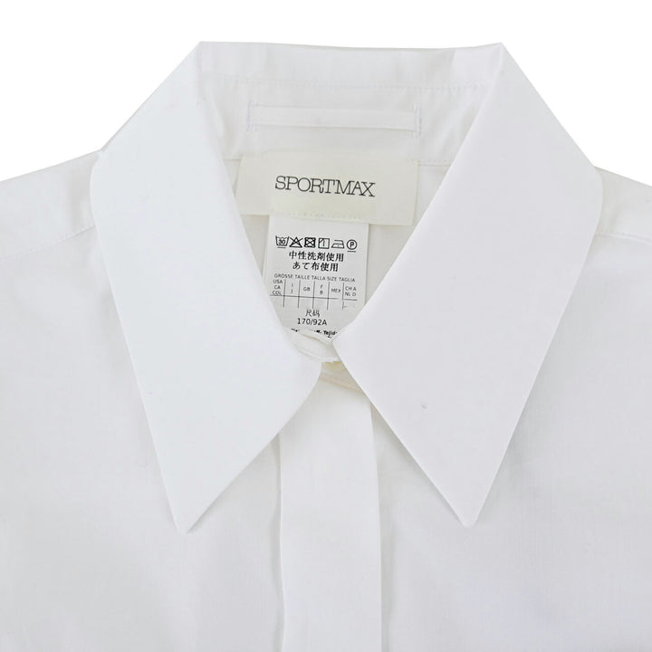 スポーツマックス SPORTMAX ブラウス FOSTER 219601166 001 ホワイト 2021AW