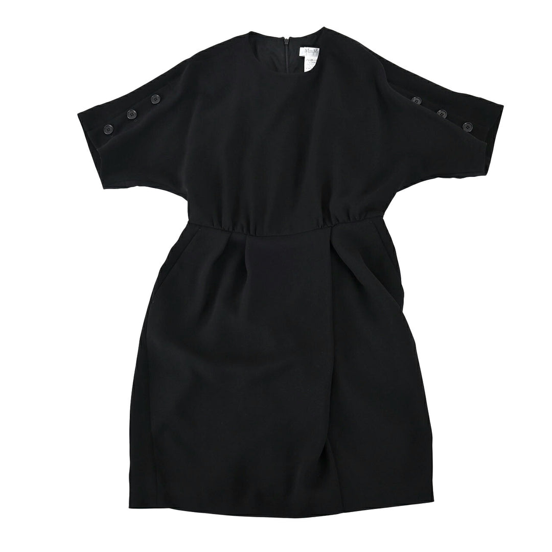 マックスマーラ MAXMARA ワンピース PITTURA 122610196 003 ブラック 2022SS
