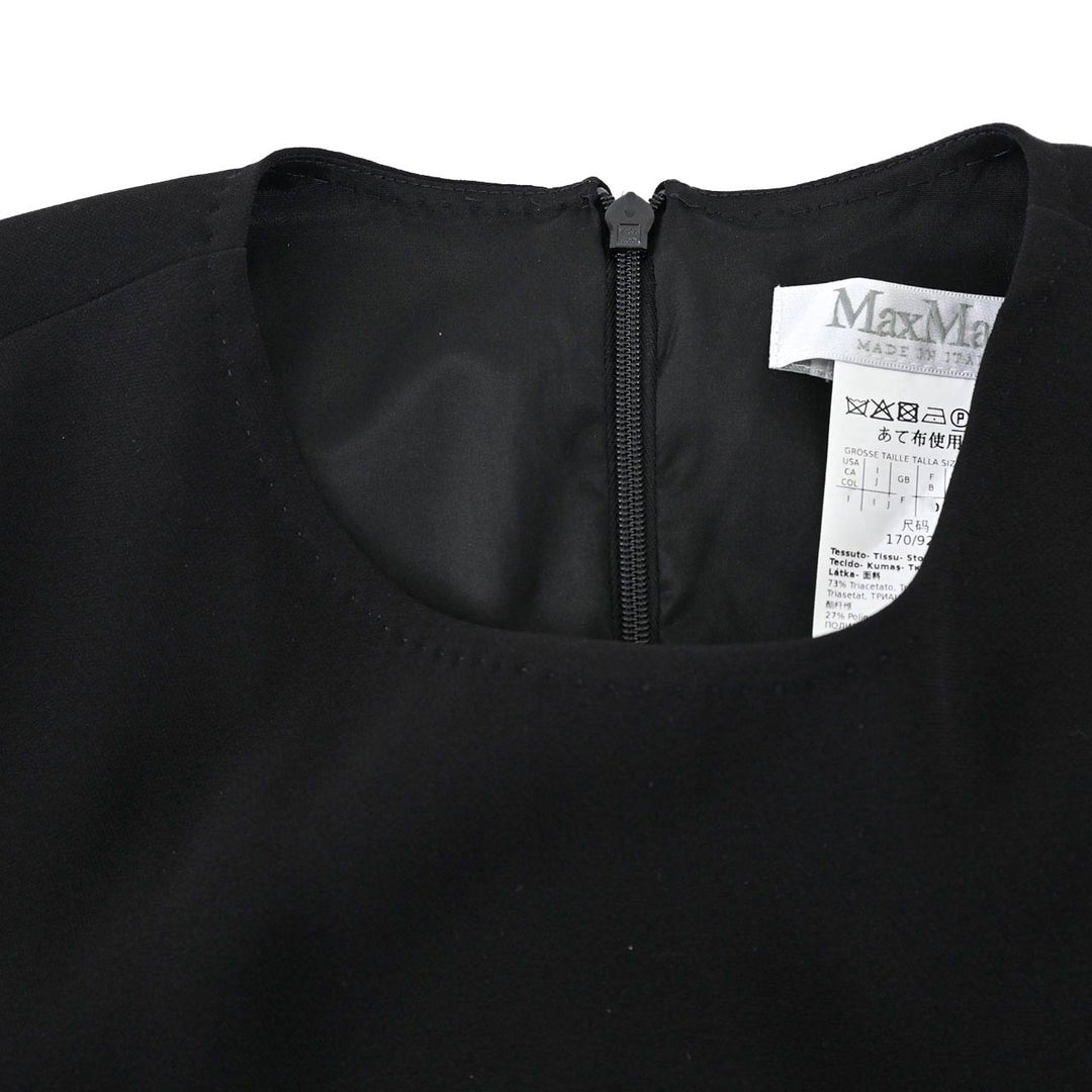 マックスマーラ MAXMARA ワンピース PITTURA 122610196 003 ブラック 2022SS