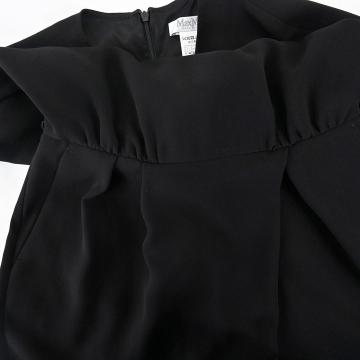 マックスマーラ MAXMARA ワンピース PITTURA 122610196 003 ブラック 2022SS