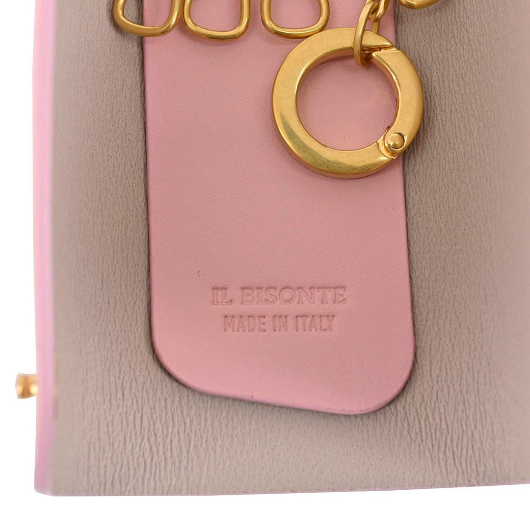 イル ビゾンテ IL BISONTE キーケース SKH115 PK170H Rosa Pallido ピンク 2022SS メンズ レディース
