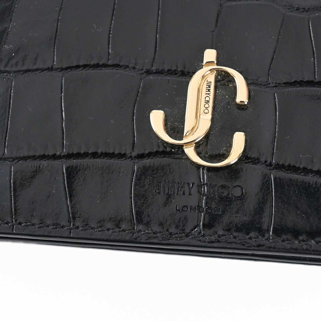 ジミー チュウ JIMMY CHOO 名刺入れ JC CARD CASE J000150424001 ブラック  メンズ レディース