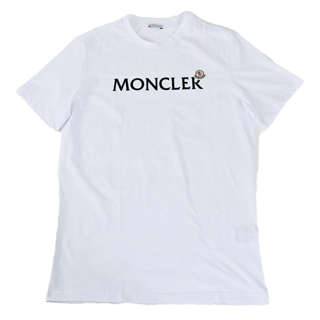 モンクレール MONCLER クルーネック半袖Ｔシャツ 8C00022 8390T 001 ホワイト 年秋冬 メンズ