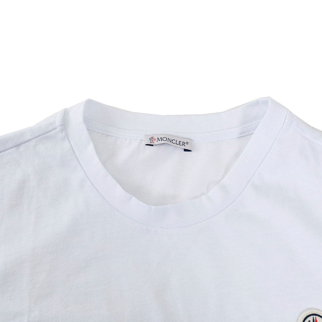 モンクレール MONCLER クルーネック半袖Ｔシャツ 8C00022 8390T 001 ホワイト 年秋冬 メンズ