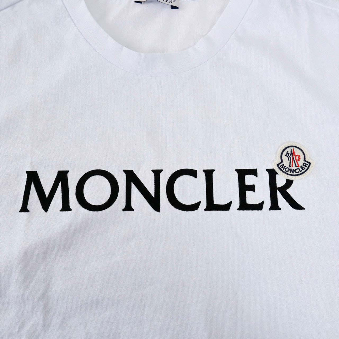 モンクレール MONCLER クルーネック半袖Ｔシャツ 8C00022 8390T 001 ホワイト 年秋冬 メンズ