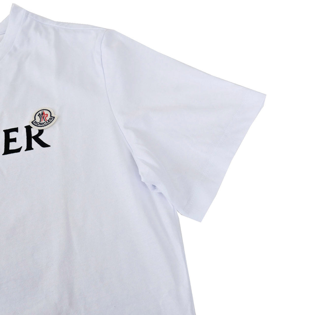 モンクレール MONCLER クルーネック半袖Ｔシャツ 8C00022 8390T 001 ホワイト 年秋冬 メンズ
