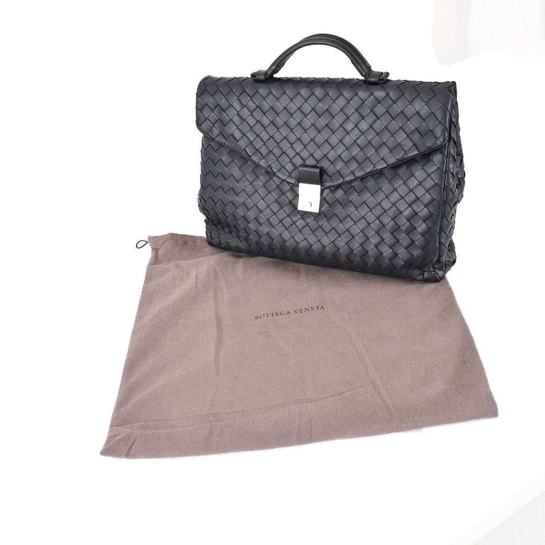 ボッテガ ヴェネタ BOTTEGA VENETA ブリーフケース 630239 VCRL2 8803 ブラック 2022年春夏 メンズ