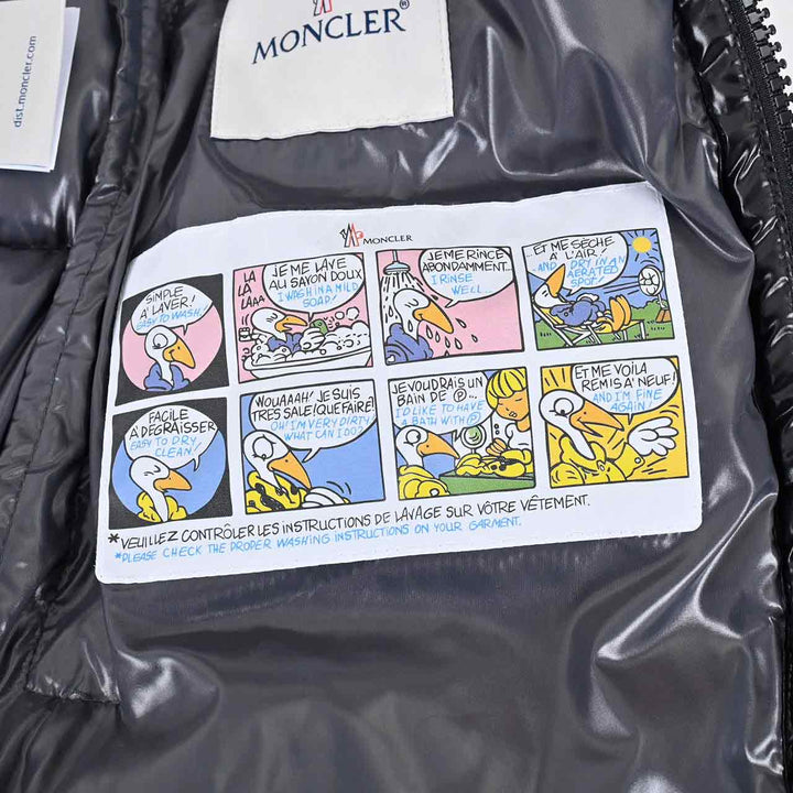 モンクレール MONCLER ダウンベスト BORMES 999 ブラック メンズ