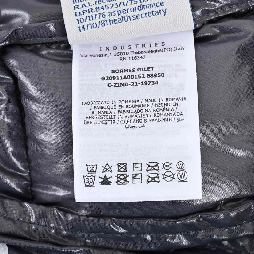 モンクレール MONCLER ダウンベスト BORMES 999 ブラック メンズ