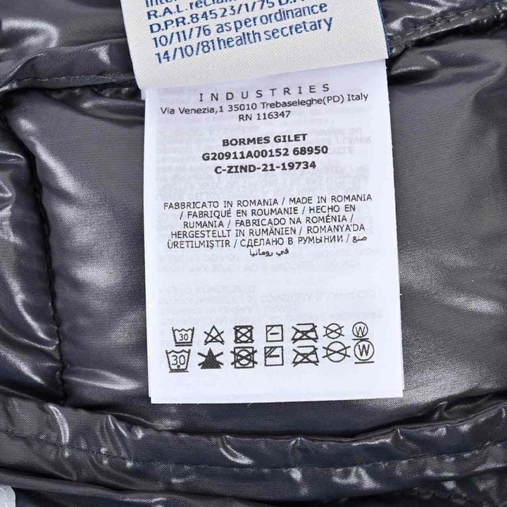 モンクレール MONCLER ダウンベスト BORMES 999 ブラック メンズ