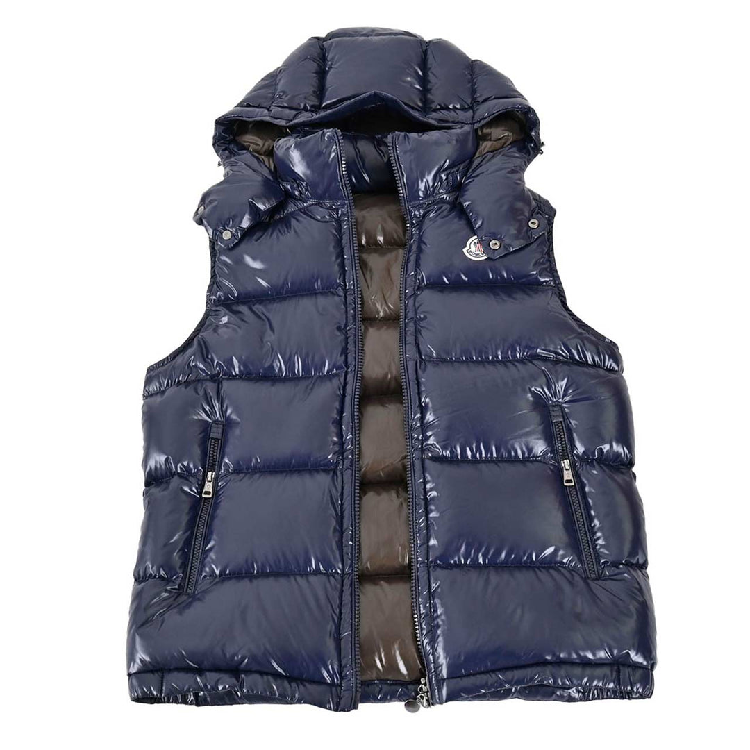 モンクレール MONCLER ダウンベスト BORMES 742 ネイビー  メンズ