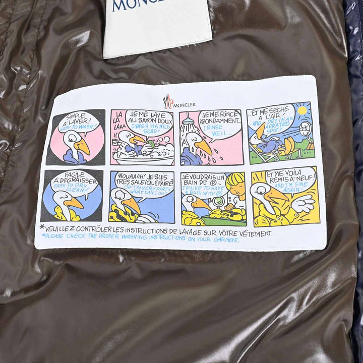 モンクレール MONCLER ダウンベスト BORMES 742 ネイビー  メンズ