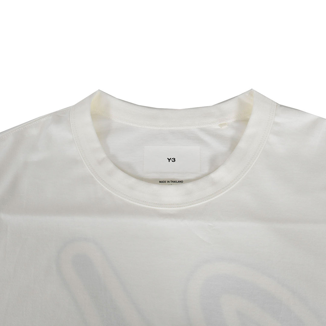 ワイスリー Y-3 クルーネック長袖Ｔシャツ IQ2147 ホワイト 2023AW メンズ