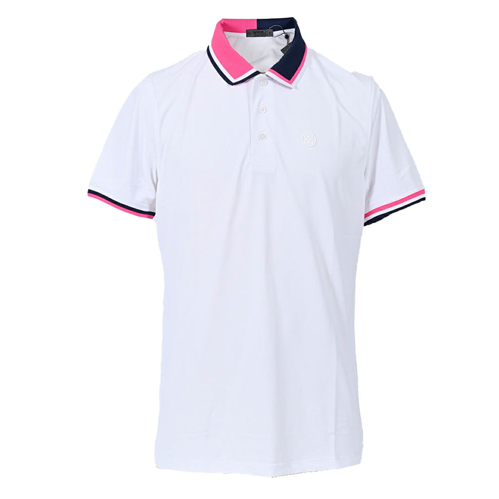 【新品】ジーフォアG/FORE ゴルフ　ポロシャツ　ホワイト　38 ジーフォア G FORE ポロシャツ TECH PIQUÉ TAILORED G4MF23K303