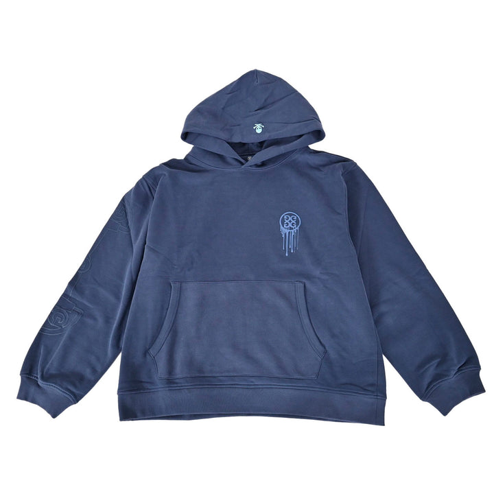 ジーフォア G FORE パーカー BIRDIES UNISEX OVERSIZED G4MF23K420C INK ネイビー 2023年秋冬 メンズ レディース