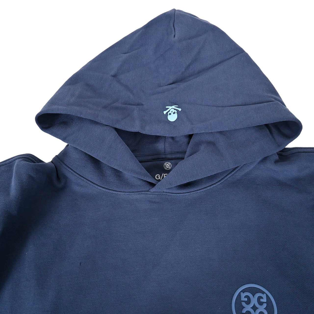 ジーフォア G FORE パーカー BIRDIES UNISEX OVERSIZED G4MF23K420C INK ネイビー 2023年秋冬 メンズ レディース