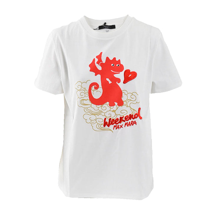 ウィークエンド マックスマーラ WEEKEND MAXMARA Tシャツ CINEMA 59710616 004 レッド 2024SS レディース