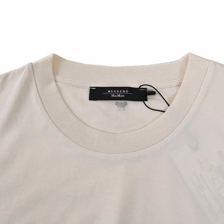 ウィークエンド マックスマーラ WEEKEND MAXMARA Tシャツ CINEMA 59710616 003 イエロー 2024SS レディース