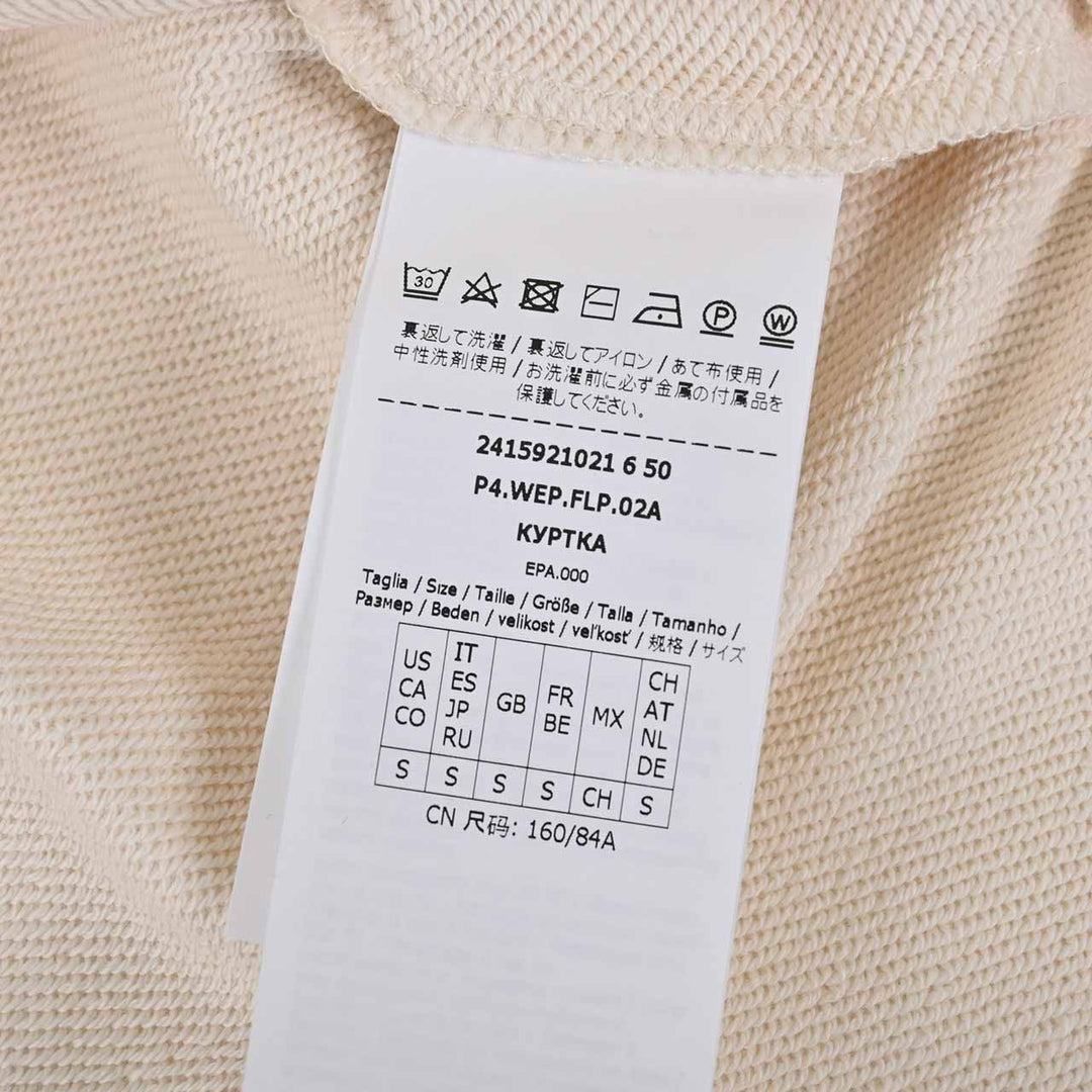 ウィークエンド マックスマーラ WEEKEND MAXMARA パーカー MIRKO 59210216 001 クリーム 2024SS レディース