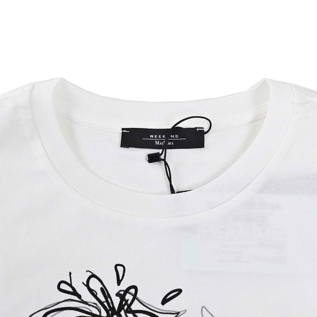 ウィークエンド マックスマーラ WEEKEND MAXMARA Tシャツ NERVI 59710516 004 ホワイト 2024SS レディース