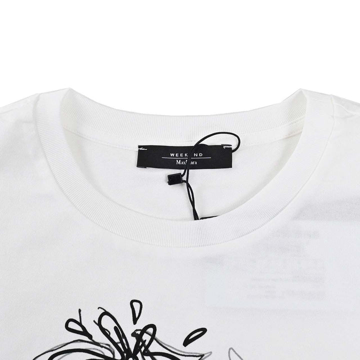 ウィークエンド マックスマーラ WEEKEND MAXMARA Tシャツ NERVI 59710516 004 ホワイト 2024SS レディース