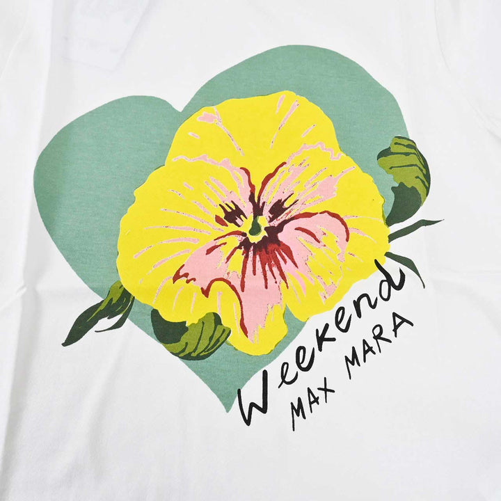 ウィークエンド マックスマーラ WEEKEND MAXMARA Tシャツ YEN 59710526 010 ホワイト 2024年春夏 レディース