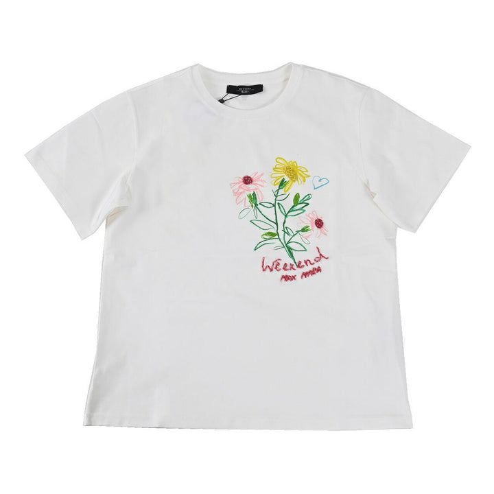 ウィークエンド マックスマーラ WEEKEND MAXMARA Tシャツ BASSANO 59710626 002 ホワイト 2024SS レディース