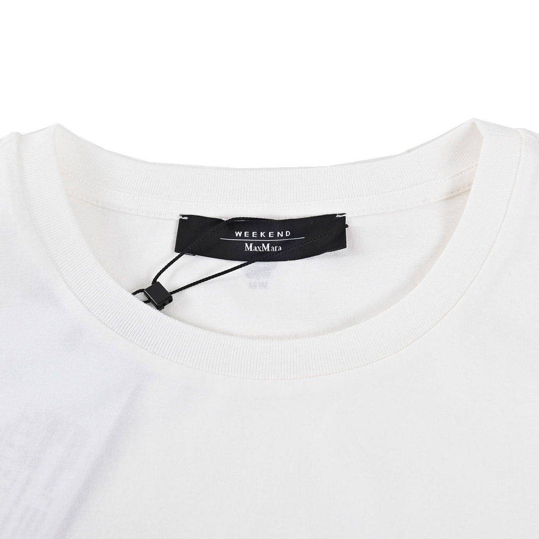 ウィークエンド マックスマーラ WEEKEND MAXMARA Tシャツ BASSANO 59710626 002 ホワイト 2024SS レディース