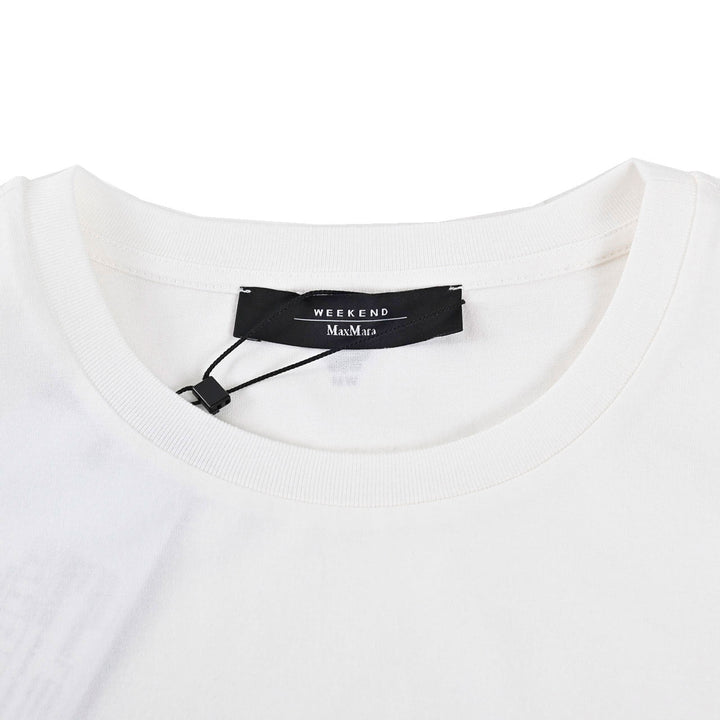 ウィークエンド マックスマーラ WEEKEND MAXMARA Tシャツ BASSANO 59710626 002 ホワイト 2024SS レディース