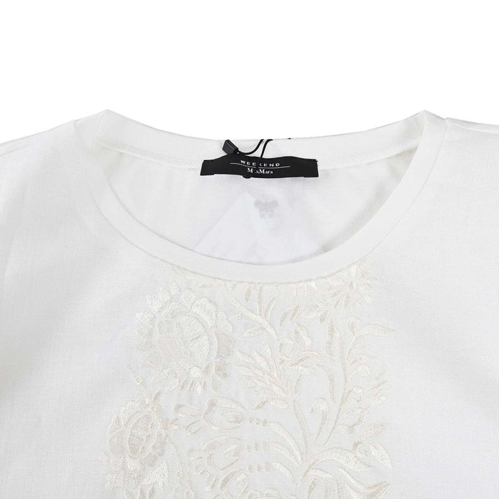ウィークエンド マックスマーラ WEEKEND MAXMARA Tシャツ MAGNO 59410726 002 ホワイト 2024SS レディース